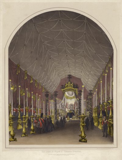 Funeral of The Duke of Wellington, The lying in state at Chelsea Hospital by Andrew Maclure